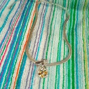 Woman's United States Marine corps necklace and a ring